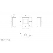 Дровяная печь KRATKI KOZA VEGA 130