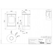 Чугунная печь Morsø 6140 на подставке