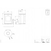 Чугунная печь Morsø 6170 настенная