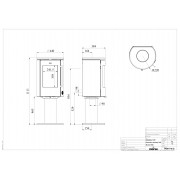 Чавунна піч Morsø 7349 на нозі