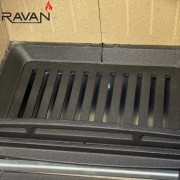 Чугунная печь камин Ravan Onoma 9 кВт на дровах
