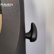 Чугунная печь камин Ravan Onoma 9 кВт на дровах