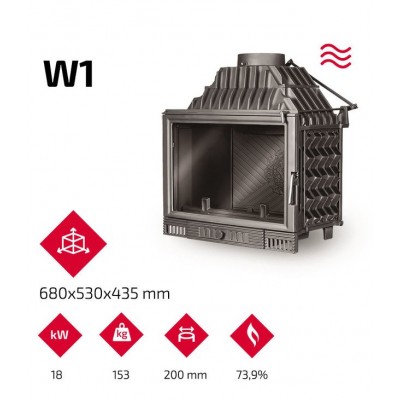 Камінна топка KAWMET W1 Feniks (18 kW)