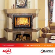 Каминная топка KAWMET W17 Decor (12,3 kW) EKO