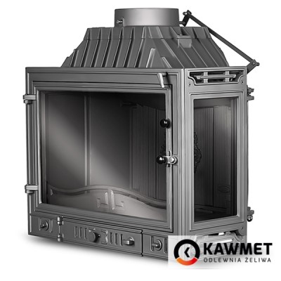 Каминная топка KAWMET W4 правое боковое стекло (14.5 kW)