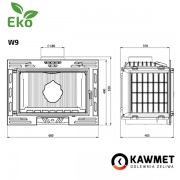 Каминная топка KAWMET W9 (9.8 kW) EKO