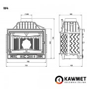 Каминная топка KAWMET W4 (14,5 Квт)