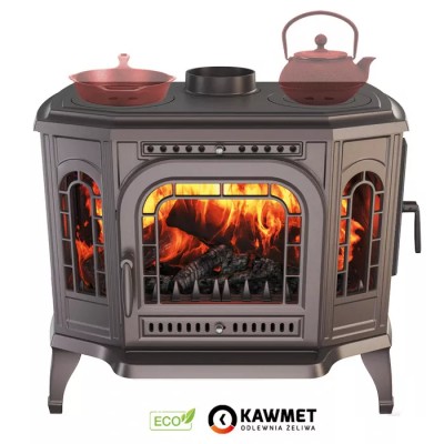 Чавунна піч із варильною поверхнею KAWMET P7 (10.5 kW) CookTop PB ECO