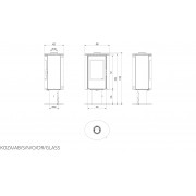 Сталева піч Kratki KOZA AB S/N/O/DR GLASS