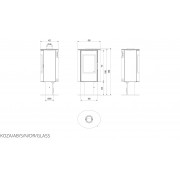 Сталева піч Kratki KOZA AB S/N/DR GLASS