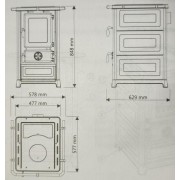 Піч з варильною поверхнею MBS Olymp