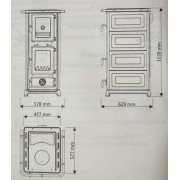 Піч з варильною поверхнею MBS Olympia