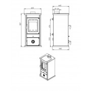 Піч на дровах MBS Vesta