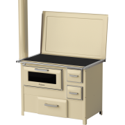 Печь с варочной поверхностью MBS 9 New Line L левая с крышкой