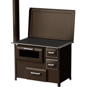 Печь с варочной поверхностью MBS 9 New Line L левая с крышкой