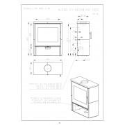Піч-камін ALEDO 01 кераміка