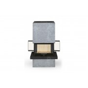 CARA C 02 - дизайнерский камин в облицовке из камня с подъёмной дверцей