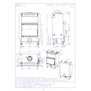 DYNAMIC W 2g 66.50.01 P - каминная топка с теплообменником, тройное стекло
