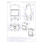 DYNAMIC WB 2g 66.50.01P - топка с теплообменником, тройное стекло, задняя загрузка