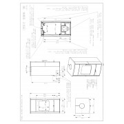Печь-камин с теплообменником ESPERA 01 керамика, двойное стекло
