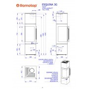 Аккумуляционная печь-камин ESQUINA 3G