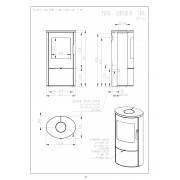 Печь-камин EVORA 02 камень