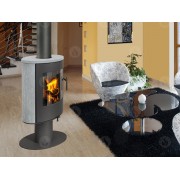 Поворотна піч-камін EVORA T 02 камінь