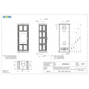 Кахельний камін GREMIO 1