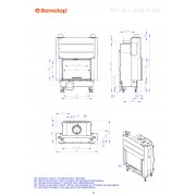 Каминная топка ROMOTOP HEAT 3g L 66.50.01