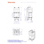 HEAT C 3g L 50.52.31.21 - трехсторонняя каминная топка с раздельным стеклом