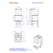 Каминная топка HEAT U 3g L 50.52.50.21