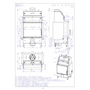 КАМИННАЯ ТОПКА HEAT W 2g 59.50.01 с водонагревательным теплообменником