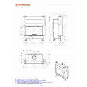 Каминная топка ROMOTOP HEAT 3g L 88.50.01