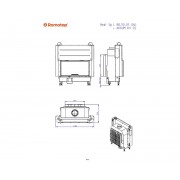 HEAT 3g L 88.50.05 - классическая каминная топка с темным шамотом
