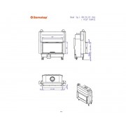 HEAT 3g L 88.50.05 - классическая каминная топка с темным шамотом
