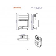 HEAT 3g L 88.66.05 - классическая каминная топка с темным шамотом