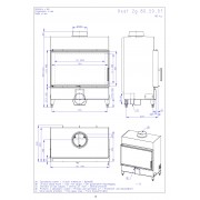HEAT 4g 80.50.05 - классическая каминная топка (темная камера)
