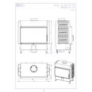 HEAT 4g 80.50.05 - классическая каминная топка (темная камера)
