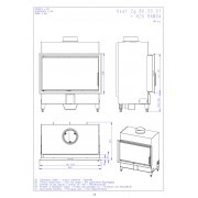 HEAT 4g 80.50.05 - классическая каминная топка (темная камера)
