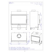 HEAT 4g 80.50.05 - классическая каминная топка (темная камера)