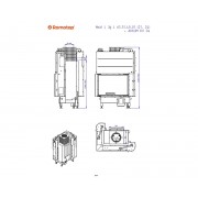 HEAT L 3g L 65.51.40.25 - кутова камінна топка з темним шамотом
