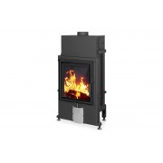 IMPRESSION 2g 55.60.01 - камінна топка пряма, подвійне скло, темний шамот