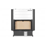 IMPRESSION 2g L 93.60.01 - камінна топка з подвійним склом, широкоформатна гільйотина, світлий шамот