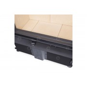 IMPRESSION 2g L 93.60.01 - каминная топка с двойным стеклом, широкоформатная гильотина, темный шамот