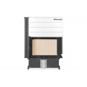 IMPRESSION R 2g L 83.60.34.21 - угловая каминная топка правая, светлый шамот