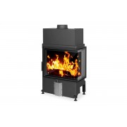 IMPRESSION R 2g S 71.60.34.21 - угловая каминная топка, боковое открывание, темный шамот