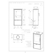 Піч-камін LAREDO F 02 камінь