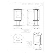 Піч-камін LAREDO T 03 листовий метал