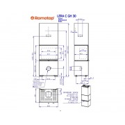 LERA C GH 30 – стальной дизайнерский камин