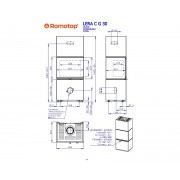 LERA C G 30 – стальной дизайнерский камин